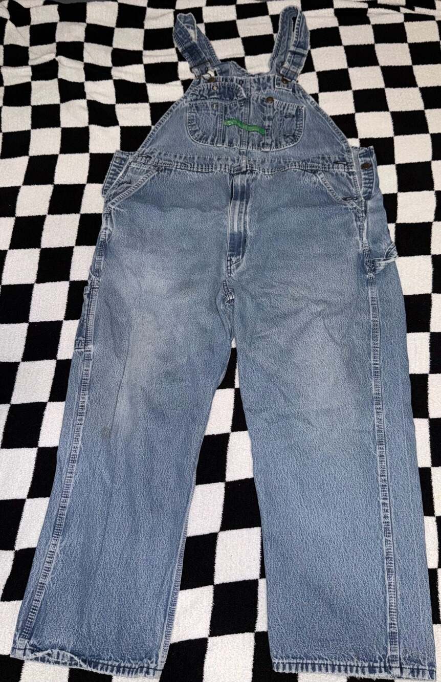 Vintage Key Imperial Denim Overalls Size 40x30